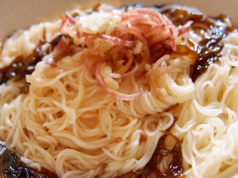 ぶっかけもずくそうめん